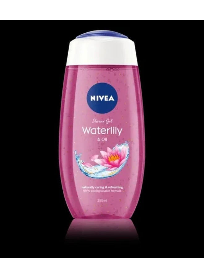 Nivea Waterlily & Oil Shower Gel (250ml) (Pack of 2) - Image 4